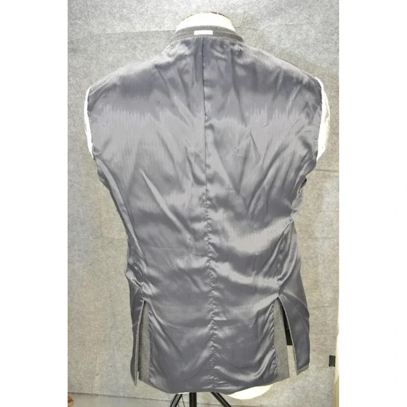 Joseph Abboud Blazer Men 42L Gray Tollegno 1900 Italian Pure Cashmere Sport Coat